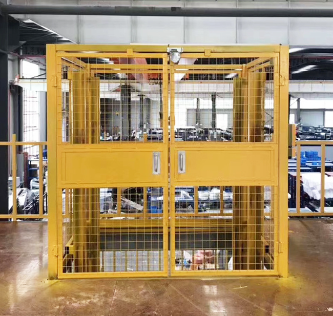 太原智能导轨式升降机亮相